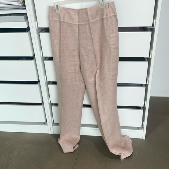 Linen cream color pants - Picture 1 of 4